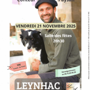 Soirée contes avec Clément Bouscarel, conteur paysan