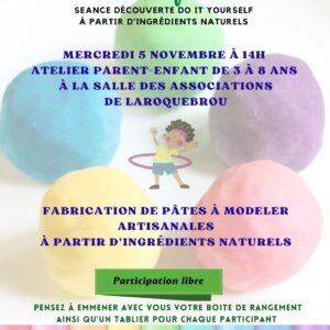 Atelier parents-enfants de 3 à 8 ans