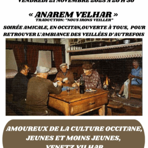 « Anarem velhar » – Soirée amicale en occitan