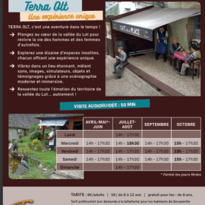 Espace scénographique de la Vallée du Lot « Terra Olt » à Saint-Parthem (12)