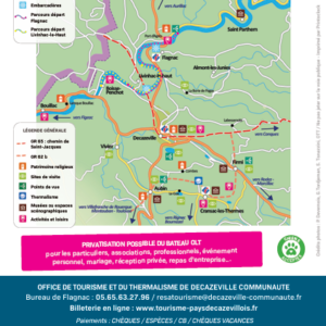 Croisière commentée sur le bateau L&rsquo;Olt – Flagnac