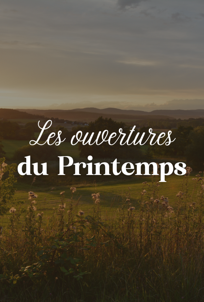 Ouverture des sites touristiques ce printemps
