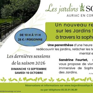 Un nouveau regard sur les Jardins Sothys à travers la sophrologie