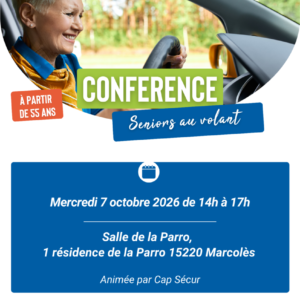 Conférence : Séniors au volant